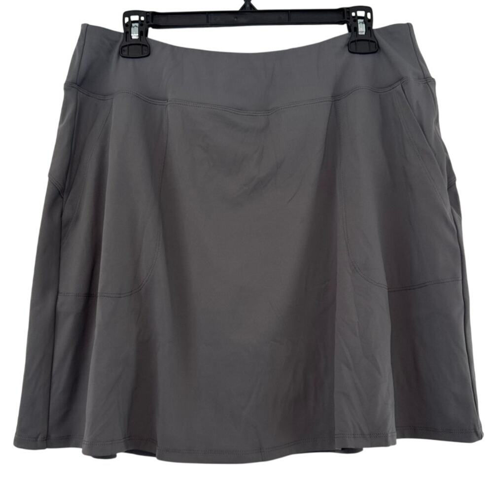 NWT Pinspark XL Dark Gray Golf, Pickelball Skort High Waisted 4 Pockets UPS 50+